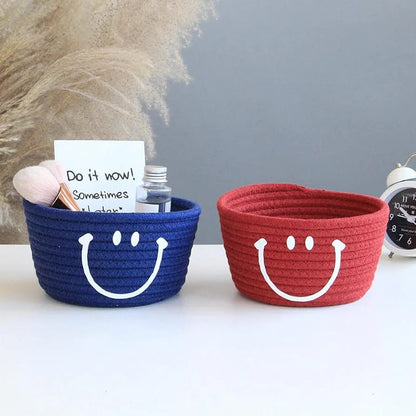 Handmade Cotton Thread Storage Bucket