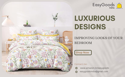 Premium King Size Double Bed Elastic Fitted Premium Bedsheet
