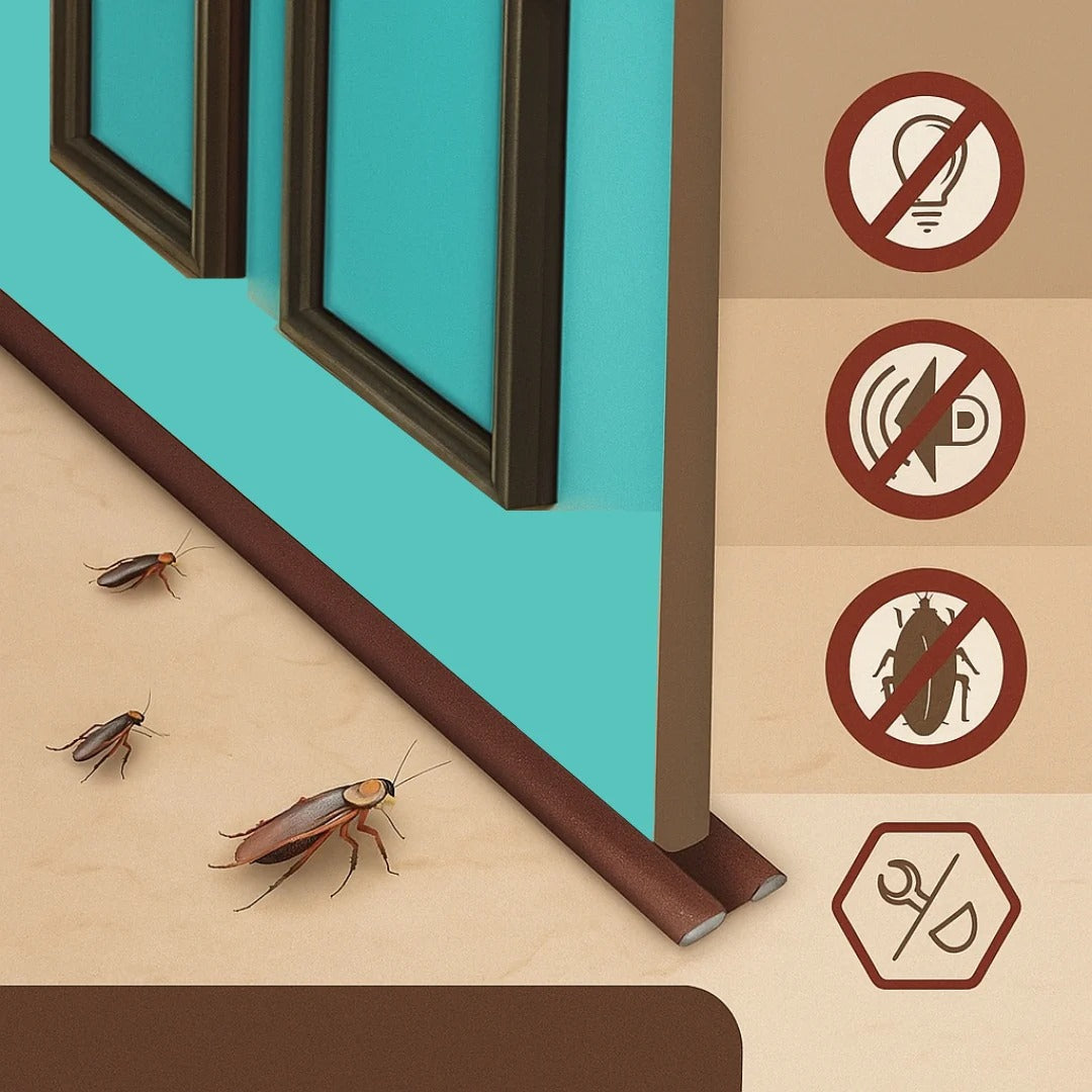 Door Gap Sealer | Pack of 2 (Two outlet Doors) | 39 Inches (Universal Door Size)