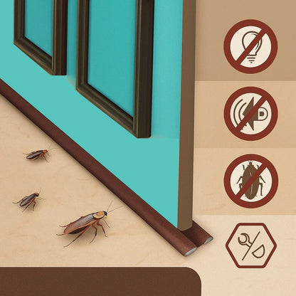 Door Gap Sealer | Pack of 2 (Two outlet Doors) | 39 Inches (Universal Door Size)