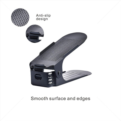 The Adjustable Shoe Rack Space Saver - Premium Quality (Multi Color)