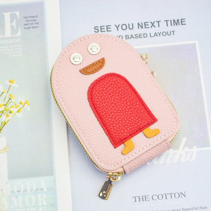 Penguin Leather Card Holder