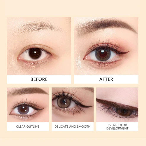 💥Waterproof eyeliner 2 in 1 (buy 1 get 1 free, limited edition) 💥