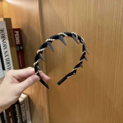 🔥Vintage High Cranium Artificial Pearl Headband (50% OFF)