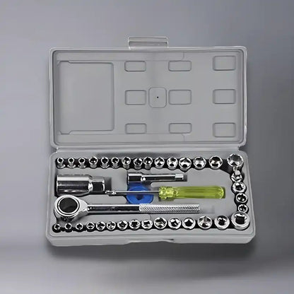 Tool Kit-Multipurpose 40 In 1 Screwdriver Socket Set