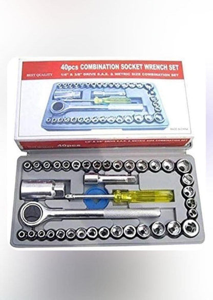Tool Kit-Multipurpose 40 In 1 Screwdriver Socket Set