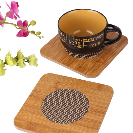 Wooden Anti Hot Heat Resistant Pot Holder Pack Of 4